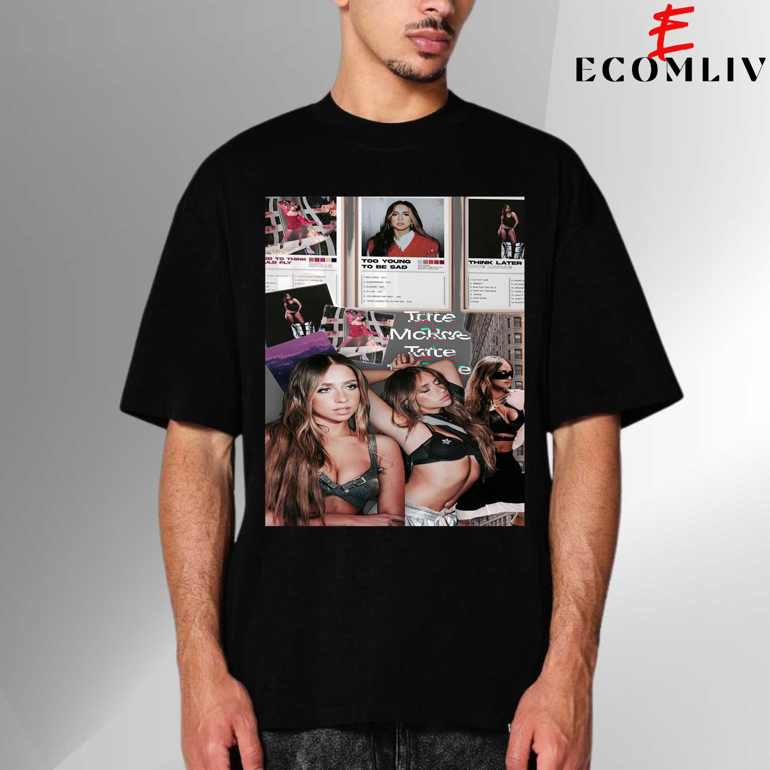 Tate Mcrae Pop Idol Graphic T-Shirt, Star Merch Tee, Tate Mcrae Music Shirt